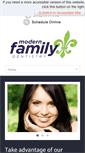 Mobile Screenshot of modfamdental.com